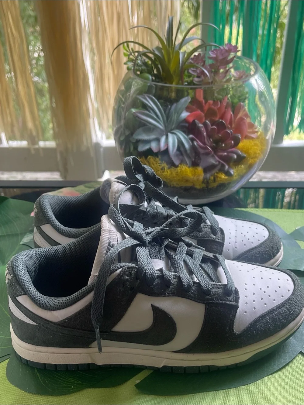 Nike Black and White Low-Top Sneakers